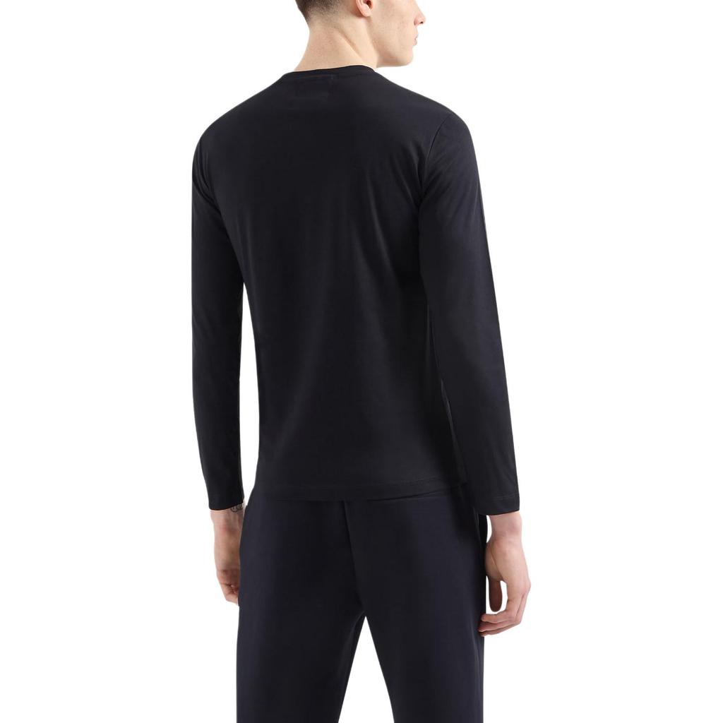 Emporio Armani Pima-jersey jumper with printed logo 8N1TN8-1JPZZ-0975