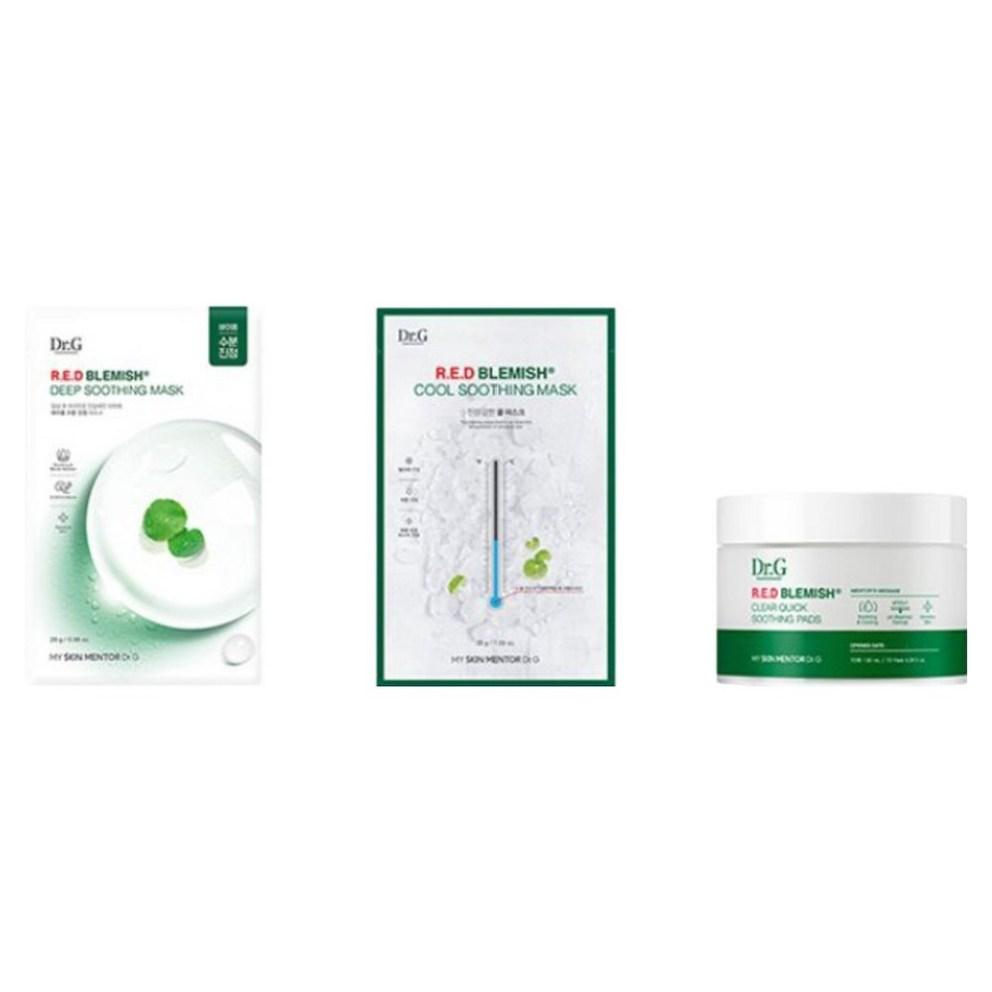 Маска Dr.G Red Blemish для глубокого успокоения, 280 г, 10 шт.