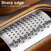 Stainless Steel Cheese Grater with Wood Handle Sharp Blades Efficient Cheese Grating Tool for Cheese Chocolate Fruits Handheld Grater Spoon Grater