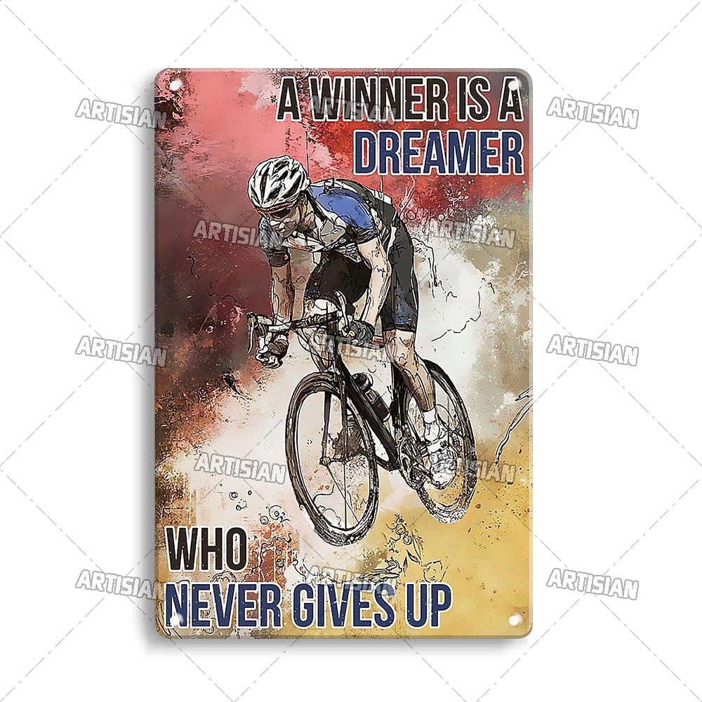 Художественная велосипедная жестяная вывеска, декоративная табличка для велосипеда, спортивный металлический плакат, Настенный декор, гараж, бар, паб, клуб, отель, кафе, кухня