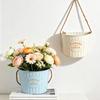 MOJY Retro Iron Wall Planter with Hemp Rope