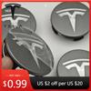 Автомобильная наклейка Tesla 100 шт. 56 мм Светло-серый Центральная заглушка диска колеса Tesla Логотип для оригинальных колпаков Tesla Model3 Model Y Model S X A