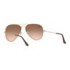 Солнцезащитные очки Ray-Ban Aviator с двойной оправой Унисекс Очки Бронзовые RB3025-9001A5