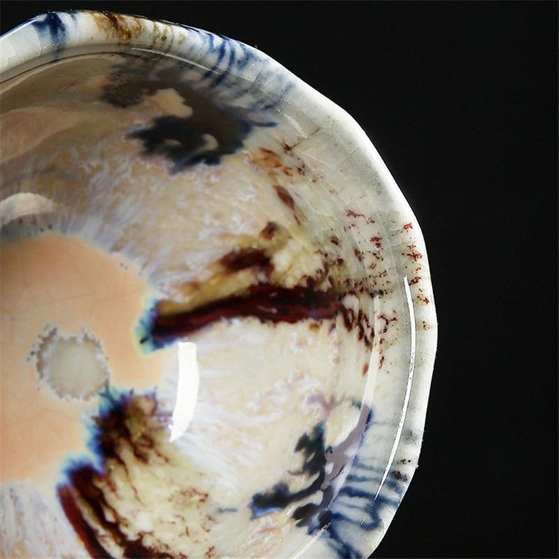 Керамическая чашка для чая с ледяной глазурью, грубая керамика ручной работы, чашка Ru Kiln Master, креативные офисные чайные чашки, посуда для напитков