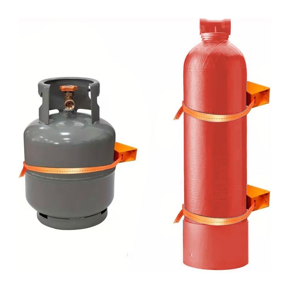 Durable ABS Gas Cylinder Bracket Heavy Duty Wall Mounted Bracket Propane Tank Holder Motorhome
