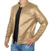 Men's Vintage Fashion Jacket Stand-Up Collar Motorcycle Jacket Slim Fit Multi-Pocket Jacket Spring Summer
