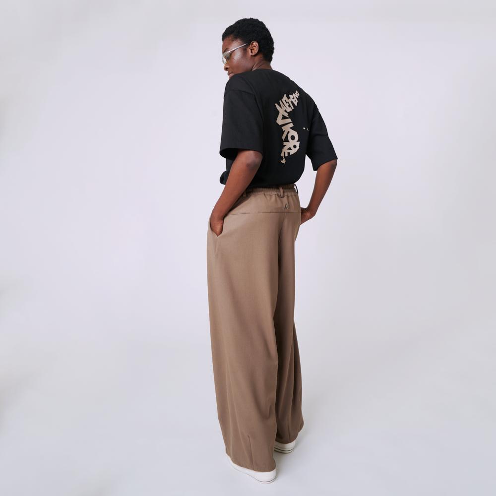 ATHPLATFORM Au42Pt07 Classic Wide Pants_Dark Beige