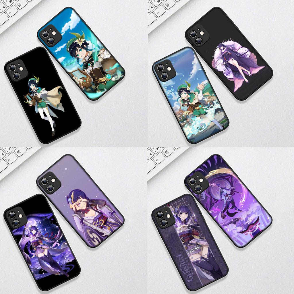 Чехол для телефона для Xiaomi Poco C75 C65 C71 C85 X7 X6 X5 F7 F8 Ultra F6 Pro Корпус Case Baal Raiden Shogun Genshins Impacts Venti