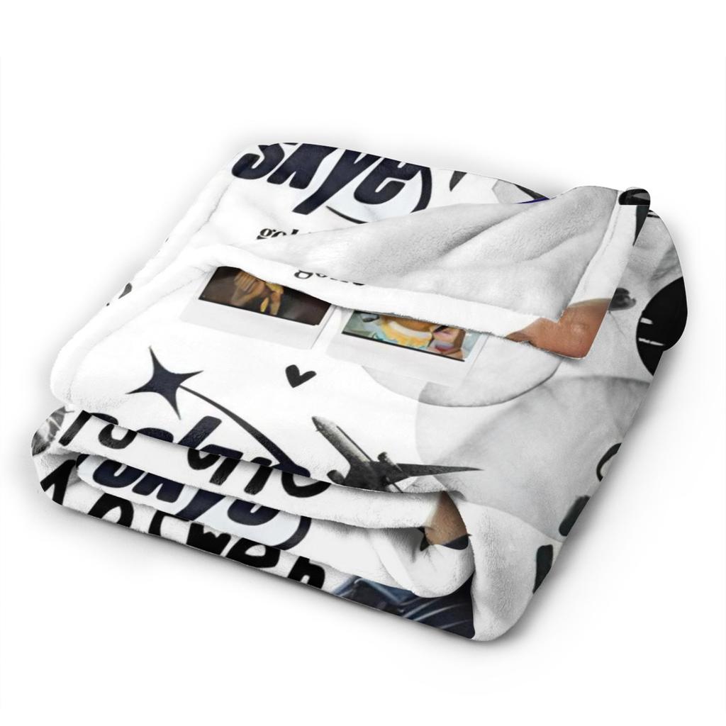 Warm Blanket Travel Freya Skye Bedding Throws Flannel Bedspread For Couch Bed Funny Sofa Bed Cover