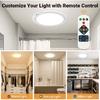 Wireless Closet Lights Motion Sensor Rechargeable Ceiling Light Indoor | Battery Operated Led Night Lights for Bedroom with Remote, Living Room
