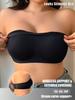 Cross-Border Exclusive Plus Size Strapless Adhesive Bandeau Bra