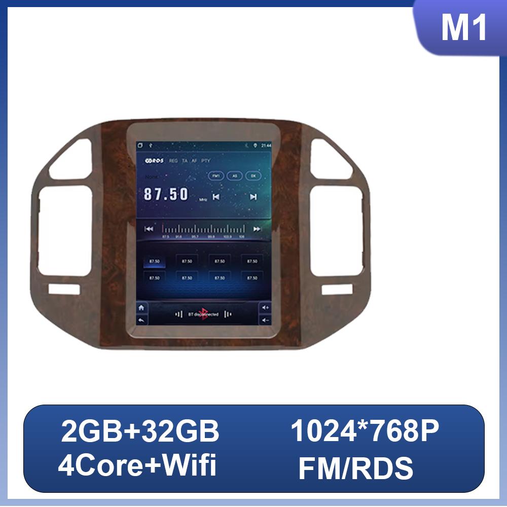 9,7-дюймовый Android для Mitsubishi Pajero 3 V60 V68 V73 1999 - 2011 Carplay автомобильный радиоприемник мультимедийный плеер GPS навигация WIFI 2 Din