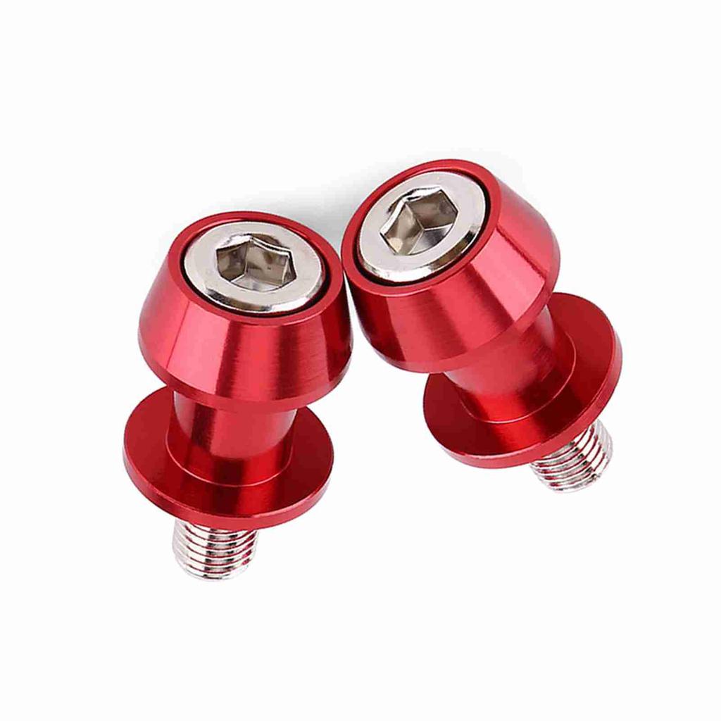 8 10mm Motorcycle CNC Aluminium Alloy Swing Arm Spool Sliders Stand Swingarm Bobbins