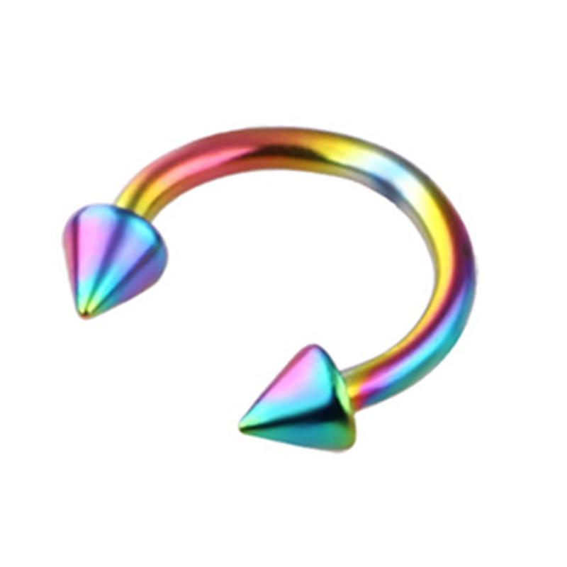 Женский фейковый пирсинг, кольцо в нос, обруч, пирсинг перегородки, клипса для носа, рок, хип-хоп, нержавеющая сталь, магнит, модные украшения для тела