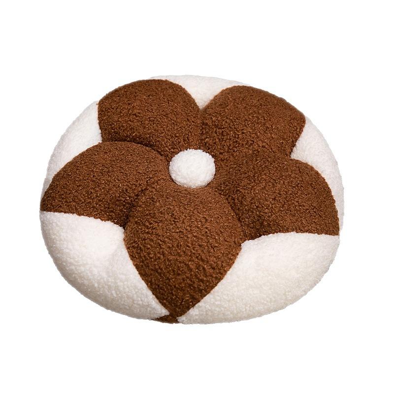 Rainbow futon seat cushion plush toy doll, office seat doll, tatami seat bay window seat cushion