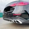 Для Mercedes Benz E-Class W214 2024+ E260 300 ABS Накладка на задний глушитель автомобиля Рамка выхлопной трубы