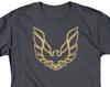 Pontiac Firebird Logo Charcoal Shirts