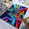 3D Стерео Пайплайн Принт Ковер для Гостиной Спальни Прикроватный Диванный Напольный Коврик Современный Домашний Декор Проход Коридор Зональный Ковер