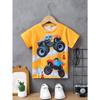 Children's Clothing Boys Tshirt Short Sleeve Girl T-Shirt 3D Cartoon Truck Print Kids Summer Clothes Children's Boy's Clothing