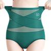 Высокая талия послеродовой утягивающее белье большого размера бесшовные трусы для девушек