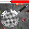 Круглая сковорода-гриль для барбекю из нержавеющей стали для улицы