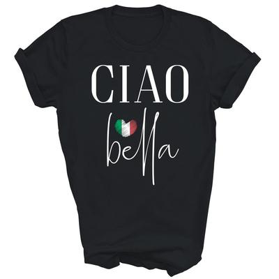 Ciao Bella Итальянская Я Люблю Италию Унисекс Футболка Подарок