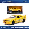 Игрушки Джада 1:32 Быстрые и Яростные Металлические Машинки, Mitsubishi Lancer TOYATO Super Nissan Skyline GTR Jetta RX-7 Коллекция Подарочные Игрушки для Детей