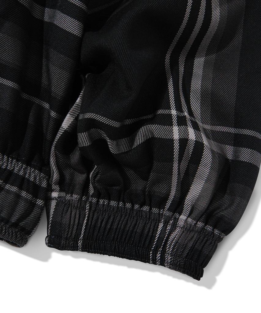 DIAMOND LAYLA Camp Check Double Pocket Shirt Jacket S130 - Black