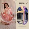 Sex Underwear Velvet Christmas Clothing Women's Wear Uniform Suspender Dress Lolita Gown Set