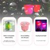 Bubble Machine with Sound Lamp Vertical Bubble Maker for Summer Birthday Outdoor Wedding Christmas
