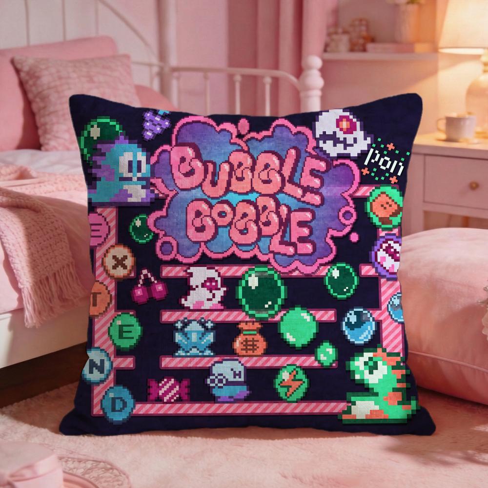 BBubbles Bobbles Игра Милая Наволочка Премиум Комфорт Двусторонняя Наволочка Два в Одном Дизайн Для Любой Комнаты Салон Автомобиля
