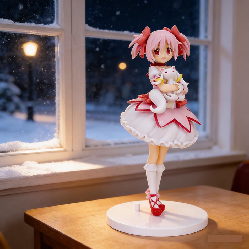 Подарочные куклы Игрушки Puella Magi Madoka Magica Фигурка Аниме Канаме Мадока Фигурка действия Волшебная девушка Модель Декор Статуэтка Рождественский подарок