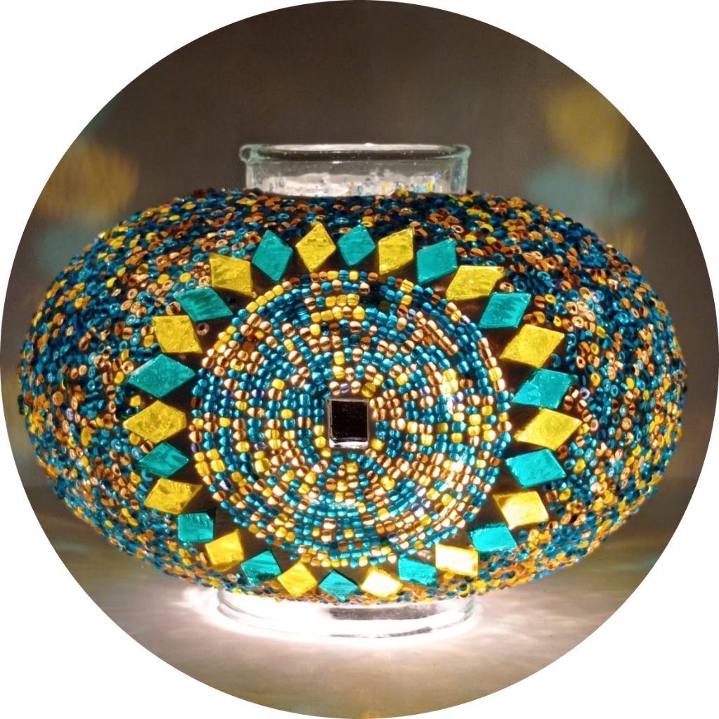 Абажур ручной работы Турецкая марокканская красочная мозаика из стекла Античная лампа Мозаичная лампа Османская аутентичная люстра Старинная лампа Ночная лампа,