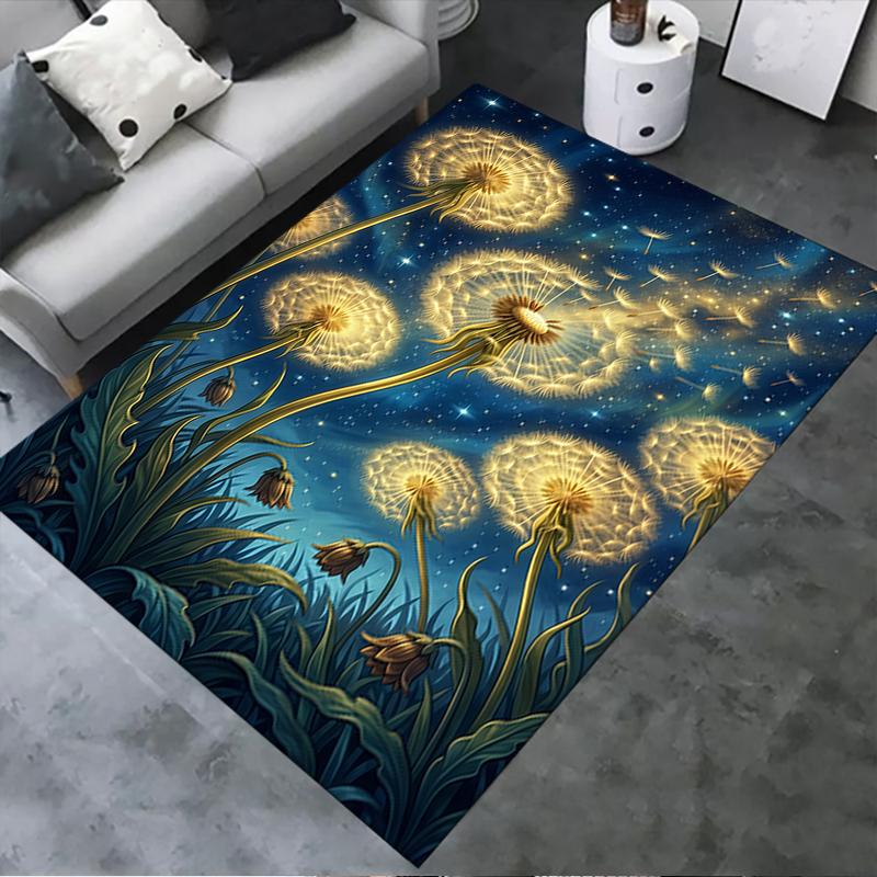 2025 New Dandelion Carpet Rug for Living Room Bedroom Home Sofa Decoration,Kids play Non-slip Floor Mat