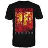 НОВЫЙ Godflesh Streetcleaner Хлопковая футболка с коротким рукавом Черная Все размеры OM556 Унисекс
