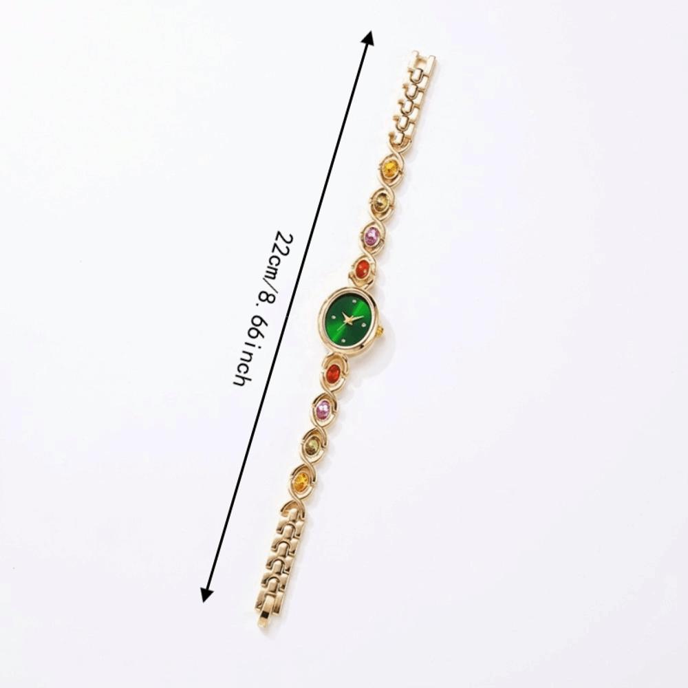 Retro Quartz Watch Versatile Temperament Oval Watch Community Accessories Ladies Watch Lady