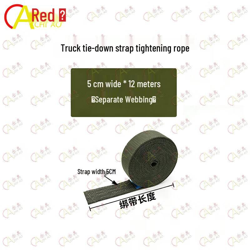 Heavy-Duty Ratchet Tie-Down Cargo Strap