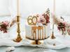Partydeco Świeczka Urodzinowa Liczba 60 Złota 7,5Cm