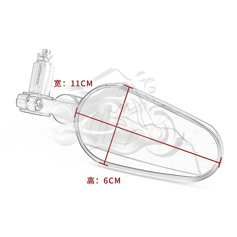 Fit Twin CRF250L CRF1000L CRF1100L CRF450L Motorcycle Rear View side Mirrors CRF 250L CRF 1000L XL650L Rearview Mirror