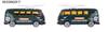 Majorette Vw Volkswagen Transporter T1 Zielony Z Białą Deską 243A-8 1:59