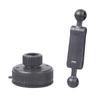 360 Degree Rotatable Sticky Suction Cup Mount For 17mm Ball Head Adapter