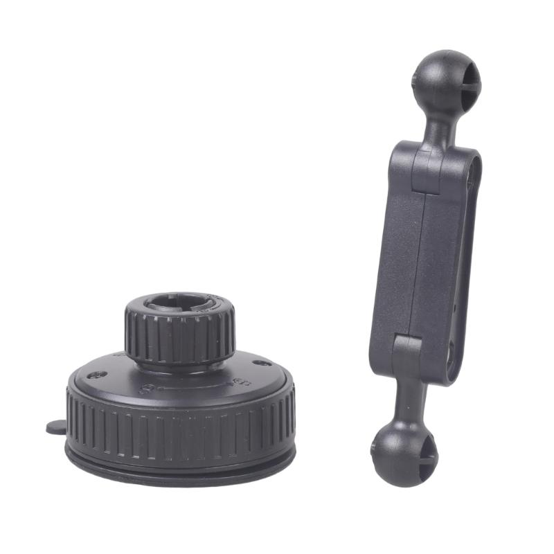360 Degree Rotatable Sticky Suction Cup Mount For 17mm Ball Head Adapter