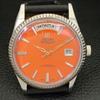 Б/У АВТОМАТИЧЕСКИЕ МУЖСКИЕ ЧАСЫ RICOH R31 JAPAN DAY&DATE ОРАНЖЕВОГО ЦВЕТА С ЦИФЕРБЛАТОМ a433096-2 R114-a433096