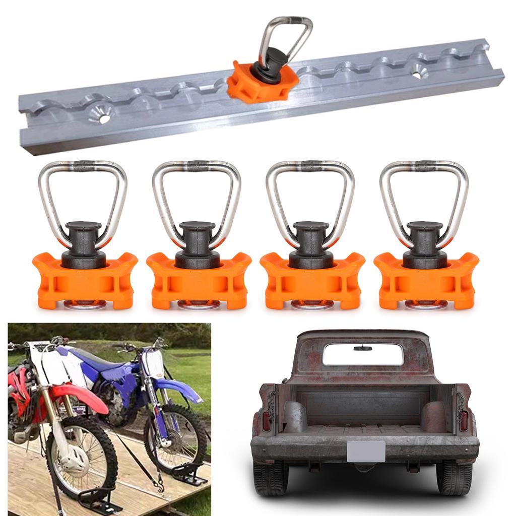 Airline Rail Single End Fittings Suitable For Secure Lashing and Trailers Transport Cargo Control Motorhome Rear Garages