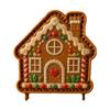 Decorative Pastry Stampers Christmas Mini Pie Mold for Hand Pies, Holiday Gingerbread Man House Santa Claus Nonstick Press Baking Tools Dough Cookies,