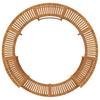 Hot Tub Surround Brown Ø255 x 55.5 cm Solid Acacia Wood