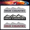 3D HIGH COUNTRY Snow Mountain For SUV Off Road Car Hood Fender Trunk Rear Decal Emblem Badge Sticker