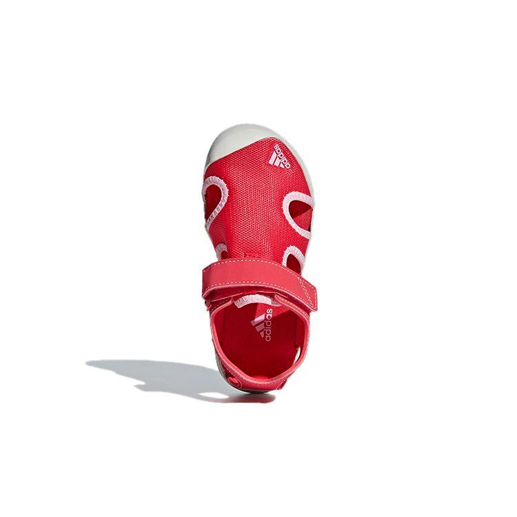 Adidas Розовые детские сандалии Captain Toey K Raw-White BC0702