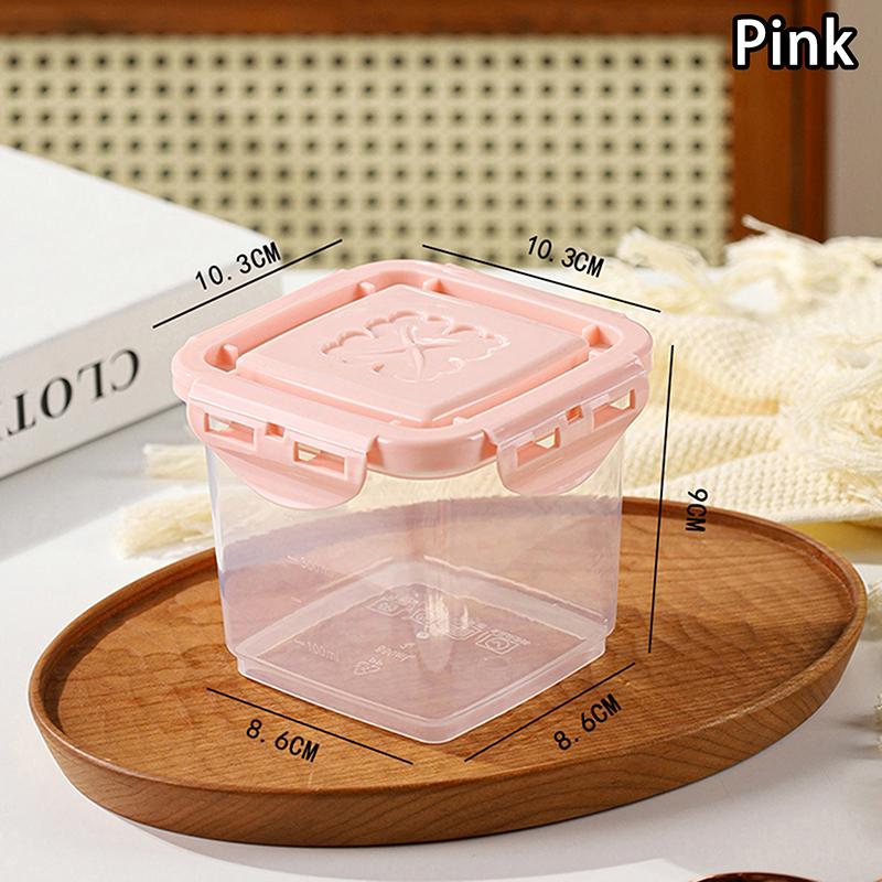 Многоразовая коробка для десертов с крышкой, прозрачный квадратный контейнер для торта, герметичная банка для мороженого, холодильник, коробка для фруктов, овощей и свежей еды