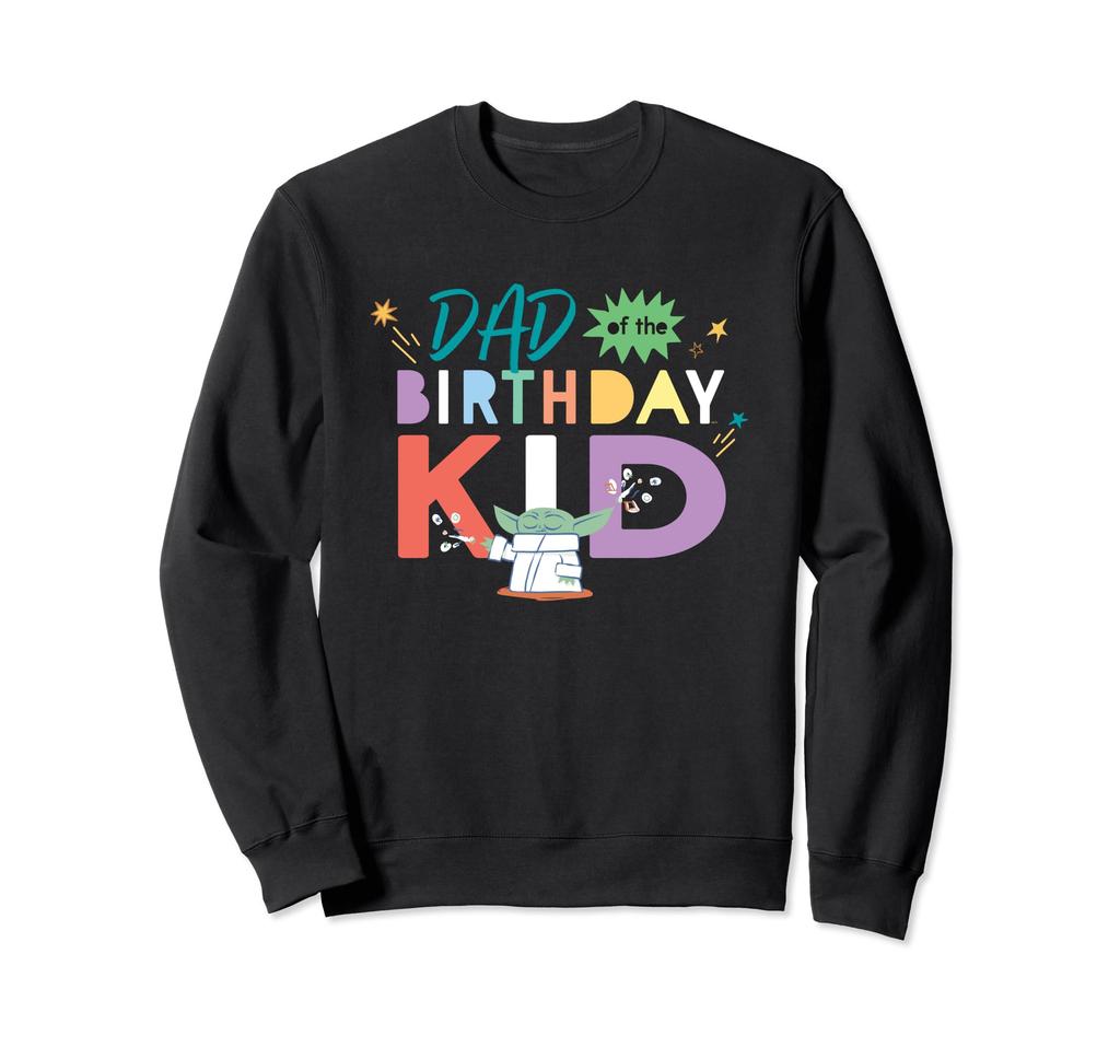Star Wars Grogu Mandalorian Toon Birthday Child Dad Sweatshirt